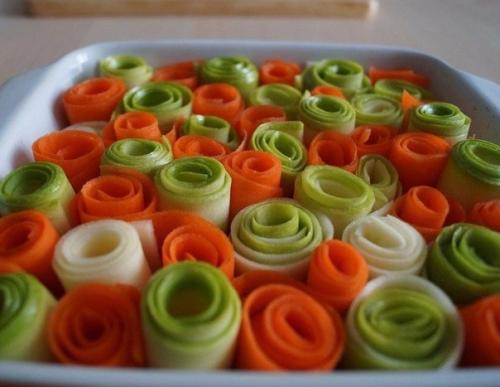 Красивая овощная запеканка. 06