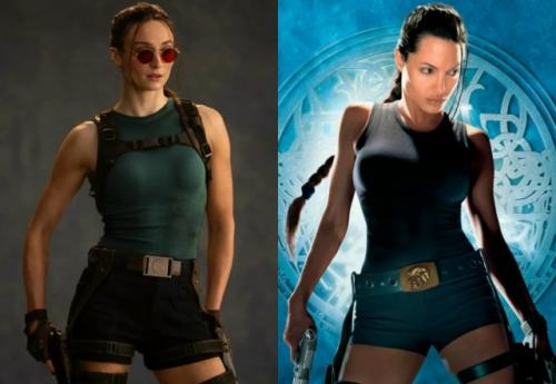 Amazon показал Софи Тернер в образе Лары крофт для будущего сериала Tomb Raider.

