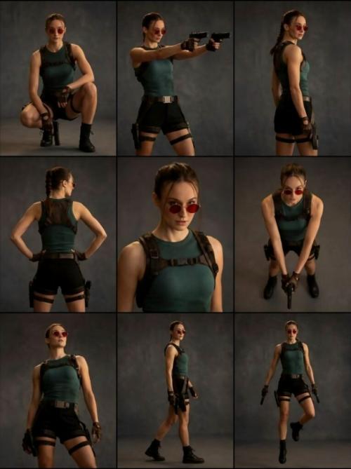 Amazon показал Софи Тернер в образе Лары крофт для будущего сериала Tomb Raider. 01