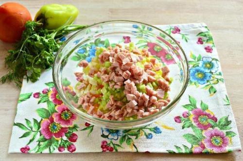 Новогодний салат 2017. 06