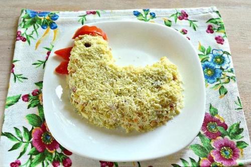 Новогодний салат 2017. 08