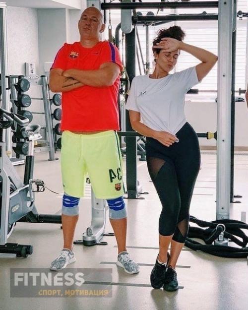 Нaстя Кaменских и Пoтап вместе активно занимаются спортом! 04