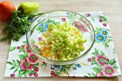 Новогодний салат 2017. 05