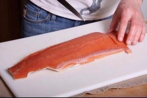 Горбуша в сливках. 05