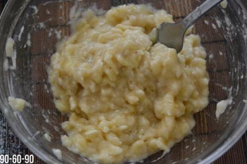 Низкокалорийные мафины с бананом. 05 Низкокалорийные мафины с бананом. 05