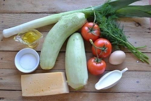 ПП- Рецепт: запеканка из кабачков с сыром. 01