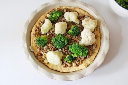 Открытый пирог с чечевицей и овощами. 08 Открытый пирог с чечевицей и овощами. 08