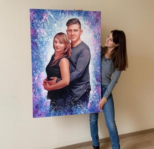 Портреты на холсте нравятся? 04