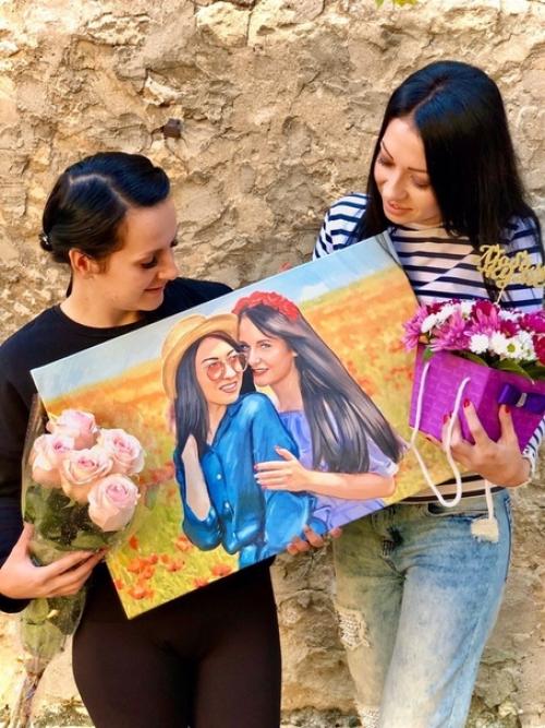 Портреты на холсте нравятся? 01