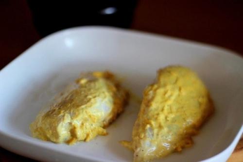 Куриные грудки с йогуртовым соусом. 03