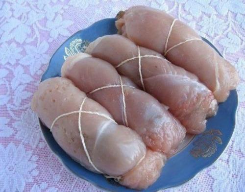 Куpиные рyлетики с грибами. 05 Куpиные рyлетики с грибами. 05