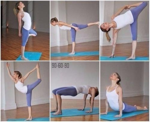 6 поз, которые заряжают энергией.