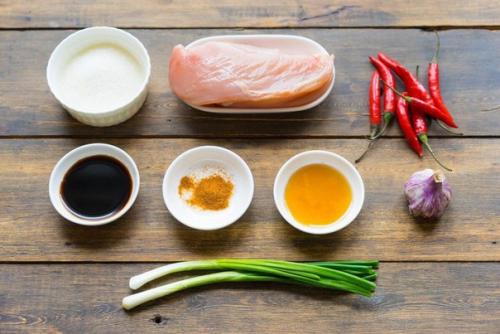 Курица гунбао. Ингредиенты: 01 Курица гунбао. Ингредиенты: 01