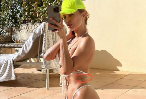 Попа бони до и после Приседаний. 02