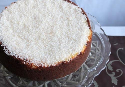 Кокосовый чизкейк с кусочками ананаса. 01 Кокосовый чизкейк с кусочками ананаса. 01