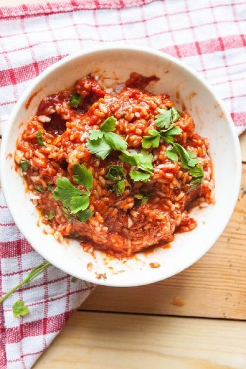 Запечённые томаты, фаршированные рисом. 02 Запечённые томаты, фаршированные рисом. 02