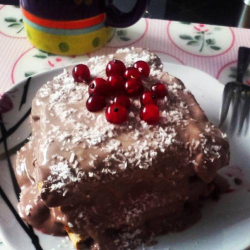 Банановый тортик для худеющих.