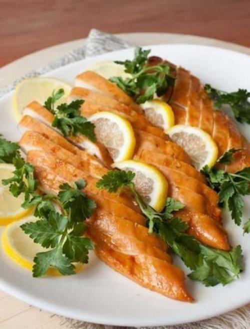 Куриные грудки в медово - лимонном маринаде. 02