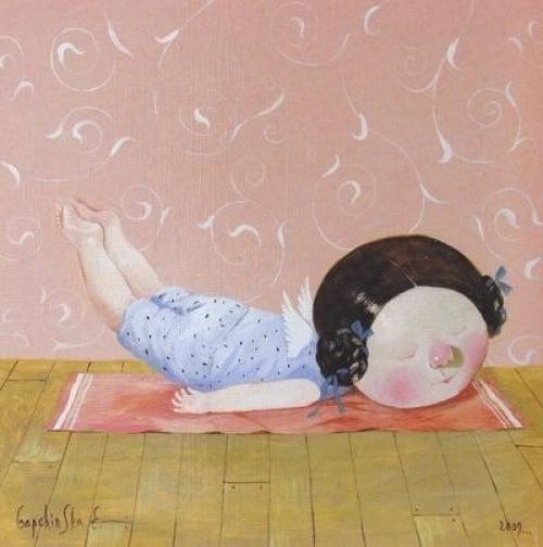 Йога для ангелов: 10 самых полезных асан от украинской художницы Евгении гапчинской. 09