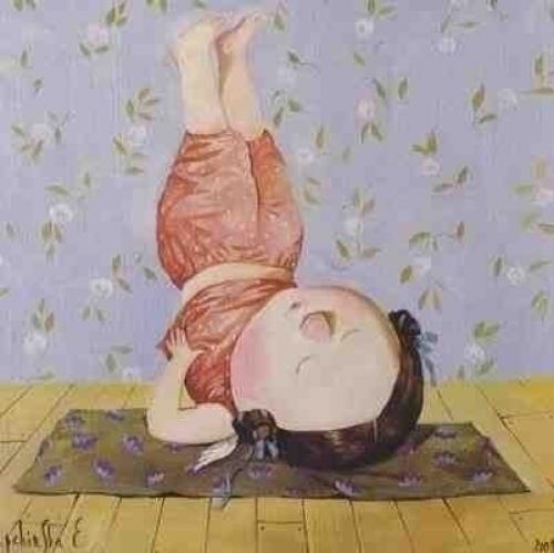 Йога для ангелов: 10 самых полезных асан от украинской художницы Евгении гапчинской. 01