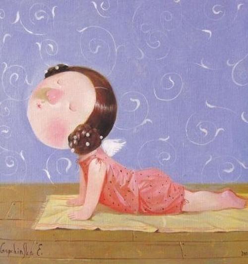 Йога для ангелов: 10 самых полезных асан от украинской художницы Евгении гапчинской. 03