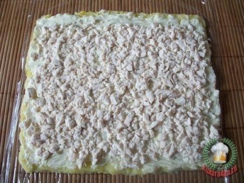 Салат Новогодняя Хлопушка. 02