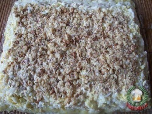 Салат Новогодняя Хлопушка. 05