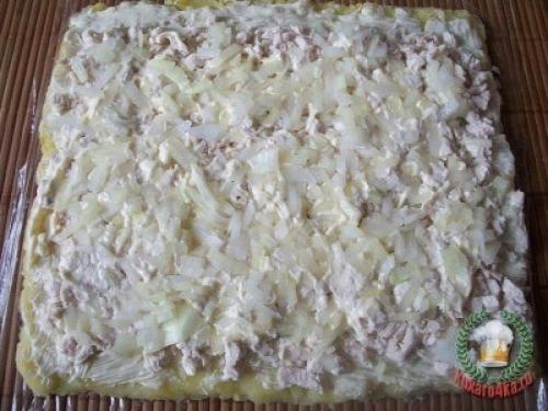 Салат Новогодняя Хлопушка. 03