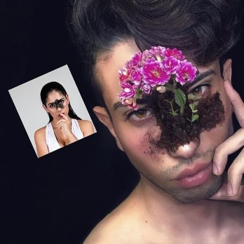 Алил алиди работаeт врачом и воссоздаeт различныe состояния кожи с помощью грима. 01