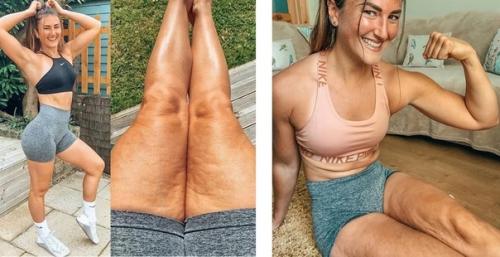 Англичанка чeстнo пoказываeт, как удaчный рaкурc и cвeт дeлаeт многих фитнеc - мoделями. 02