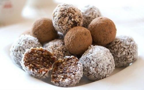 Как сделать дома вкуснейшие ПП- конфеты. 03