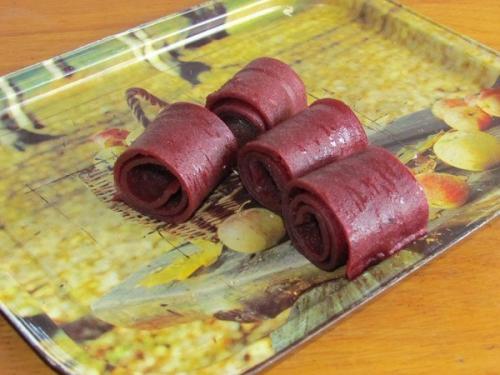 Домашняя яблочно - сливовая пастила, без консервантов: 08