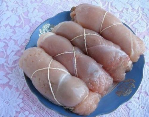 Куриные рулетики с грибами. 05 Куриные рулетики с грибами. 05