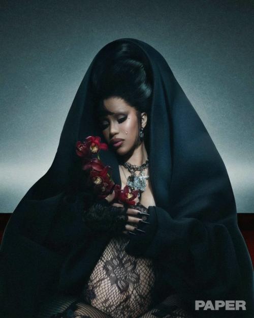 Беременная королева драмы - карди би, снялась для нового выпуска издания Paper Magazine. 01