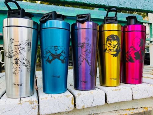 Металлические именные шейкеры, термокружки, термосы и бутылочки для воды - для любителей спорта и активного отдыха. 03