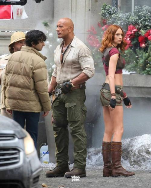 Кадры со съёмок Джуманджи 3: Последняя История в Лос-анджелесе. 01