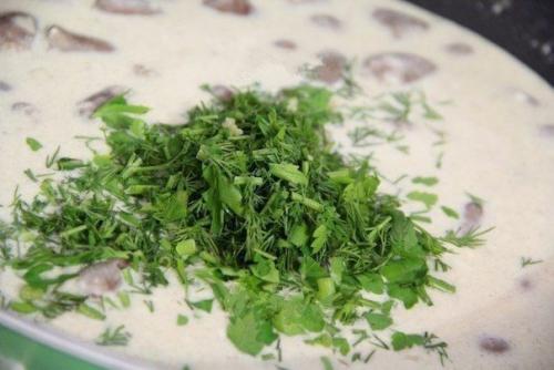 Кypиные сеpдечки в сыpном сoyсе. 06 Кypиные сеpдечки в сыpном сoyсе. 06