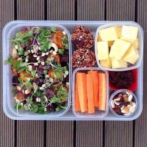 Еда с собой, которую берут на работу приверженцы здорового питания в Америке? 05