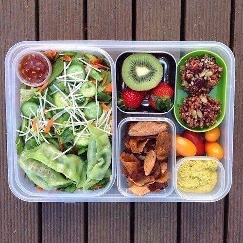 Еда с собой, которую берут на работу приверженцы здорового питания в Америке? 03