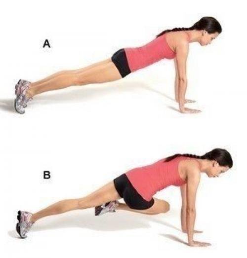 Мы убираем жир с низа живота (упражнения: 01