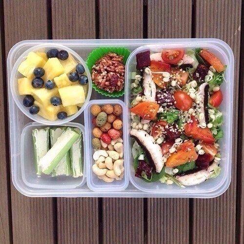 Еда с собой, которую берут на работу приверженцы здорового питания в Америке? 04