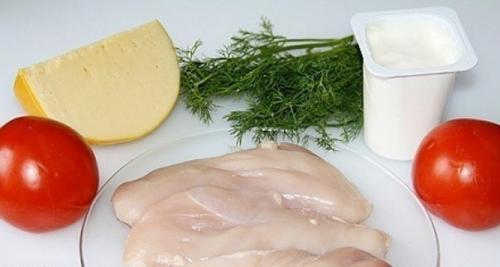 Отбивные из куриного Филе в духовке с помидорами. 01