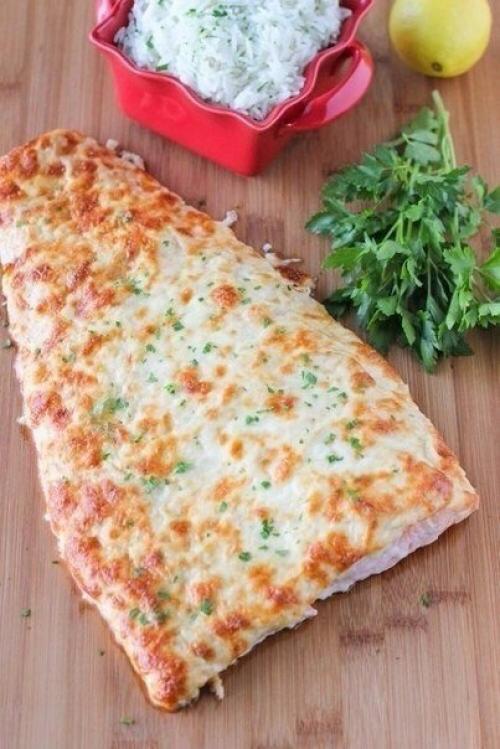 Лосось, запеченный с сыром. 05