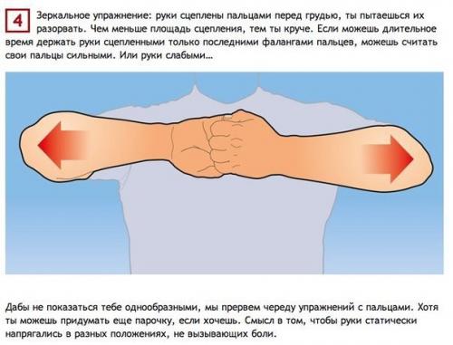 Простые упражнения, тренирующие все 27 мышц рук. 03