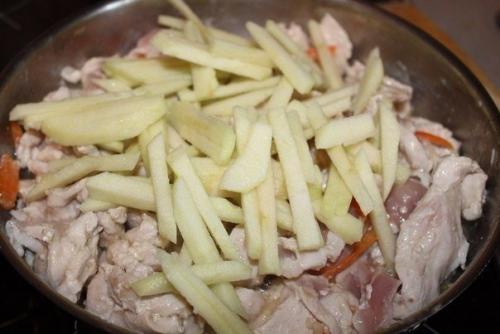 Курица в кисло-сладком соусе аля По-китайски. 03