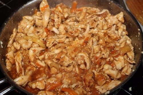 Курица в кисло-сладком соусе аля По-китайски. 04