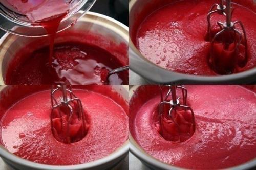 Клюквенный мусс с манкой. 04