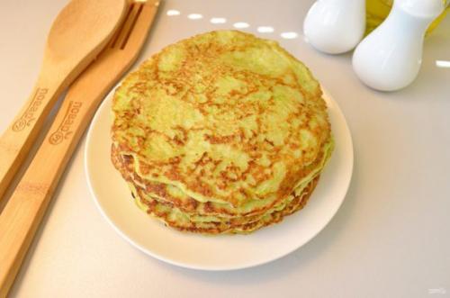 Торт из кабачковых блинчиков. ПП- Торт из кабачковых блинчиков.