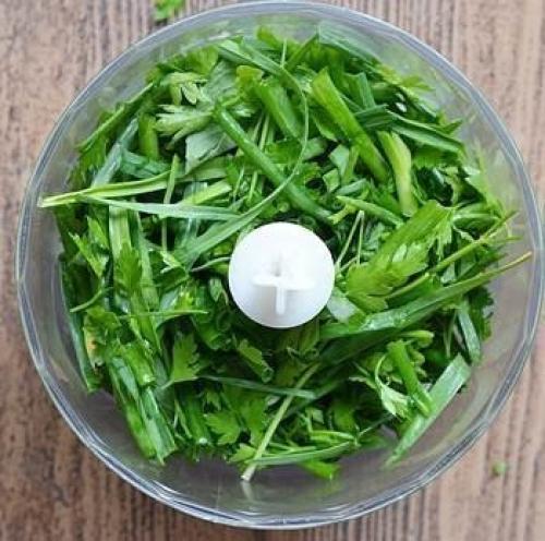 Рулеты из куриной грудки с зеленью. 02 Рулеты из куриной грудки с зеленью. 02