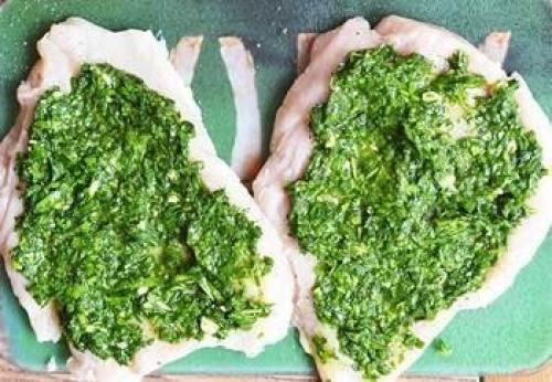 Рулеты из куриной грудки с зеленью. 03 Рулеты из куриной грудки с зеленью. 03